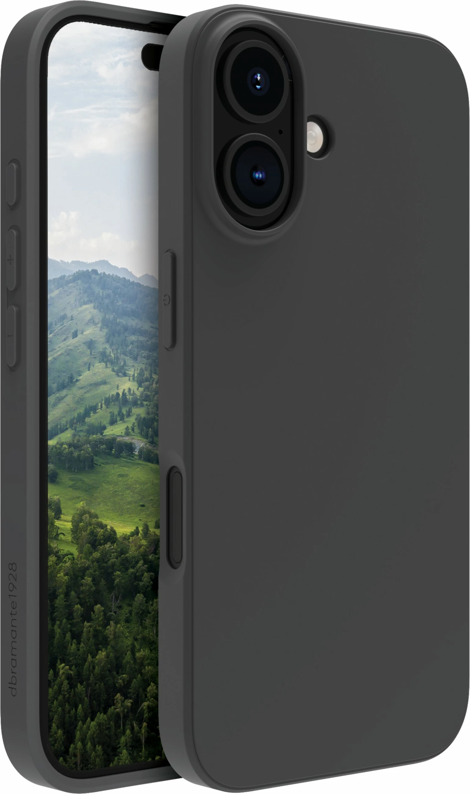 Mbështjellës dbramante1928 BULK NUUK për iPhone 16, e zezë