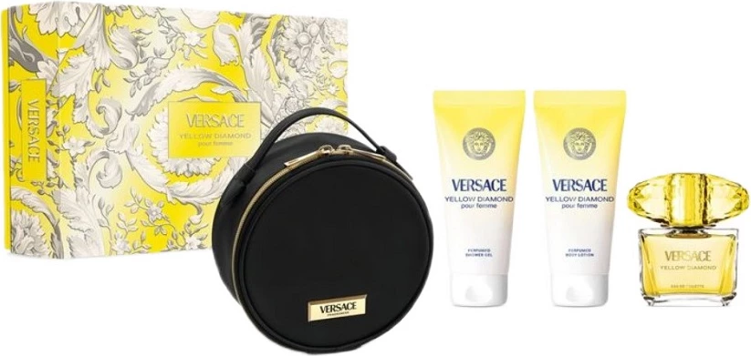 Set Eau de Toilette për femra Versace Yellow Diamond 90ml