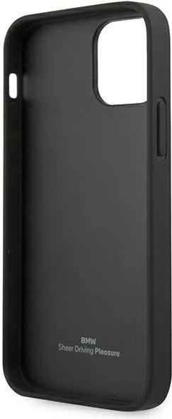 Mbështjellës BMW Curve Perforate për iPhone 12 Pro Max, 6.7", i zi
