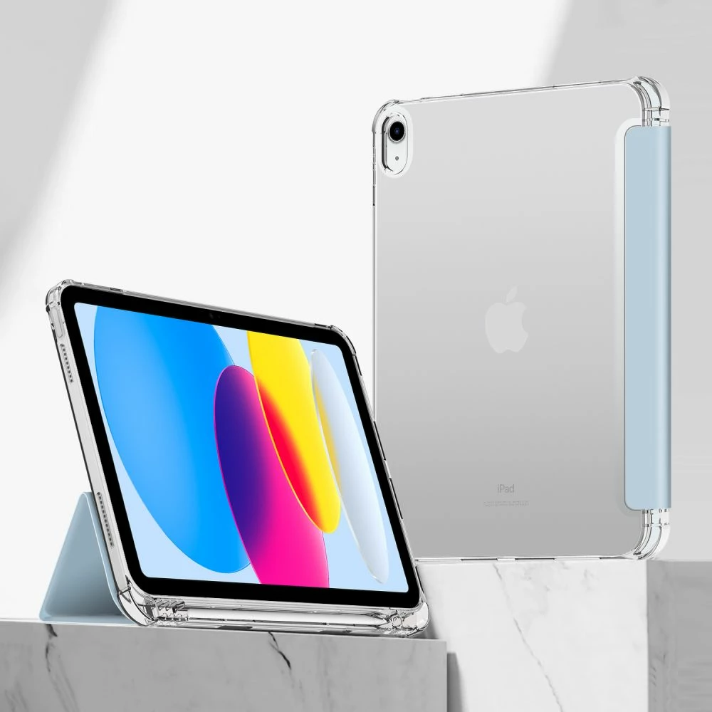 Mbështjellës Tech-Protect SC Pen Hybrid për iPad 10.9" (2022), kaltër e çelët