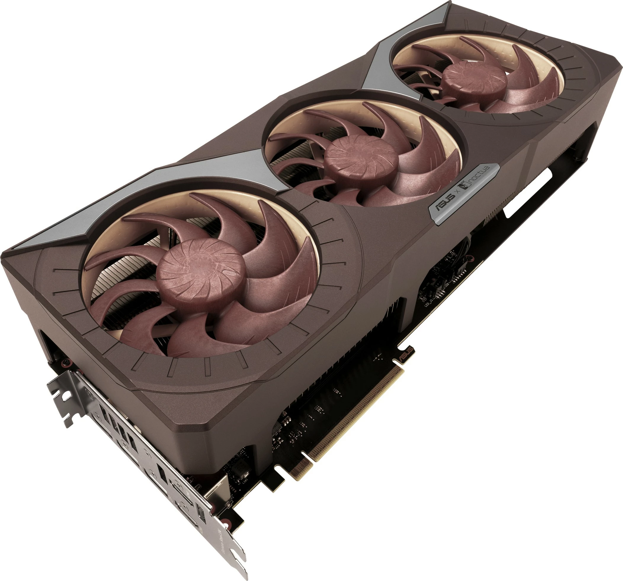 Kartelë grafike ASUS RTX 5080 Noctua OC Edition 16GB GDDR7, 3 ventilatorë, kafe