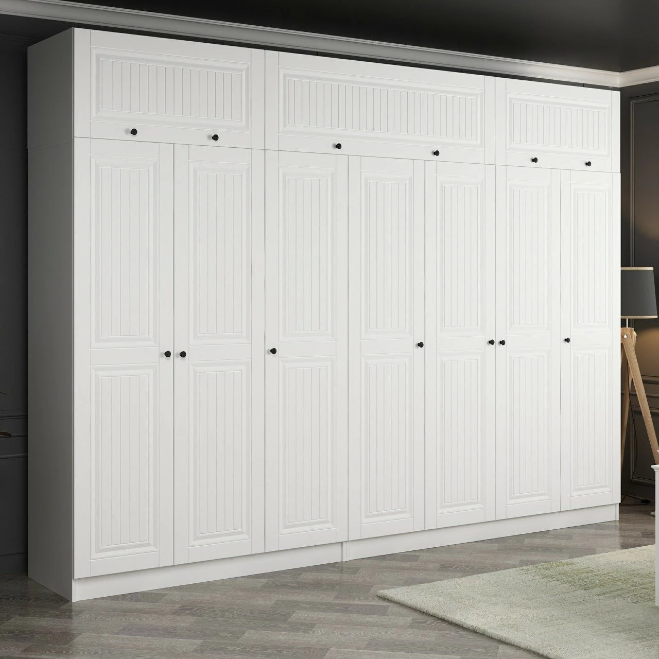 Dollap për rroba Skye Decor, i bardhë, 5232