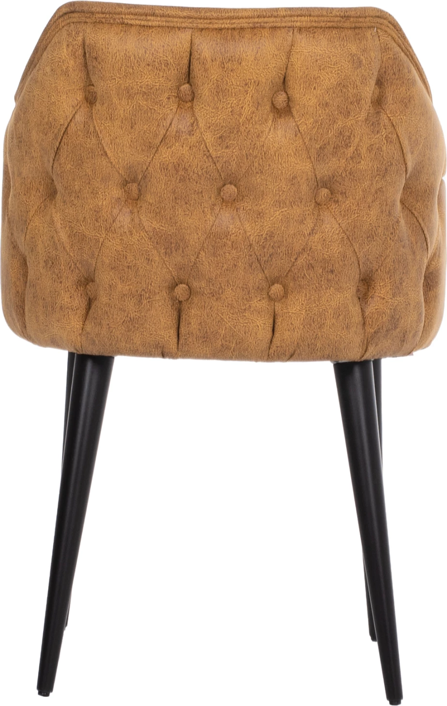 Karrige profesionale Theresa, lloj nubuck, ngjyrë ari, këmbë druri, 56x60x84H cm., set prej 4 copë