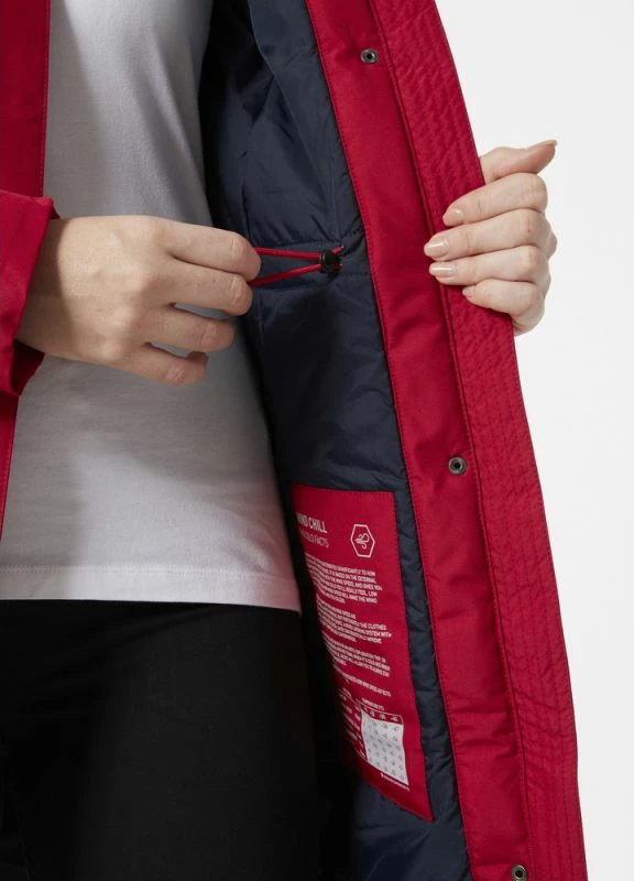 Xhaketë Parka Helly Hansen Mayen për Femra, e Kuqe [Madhësia: S]