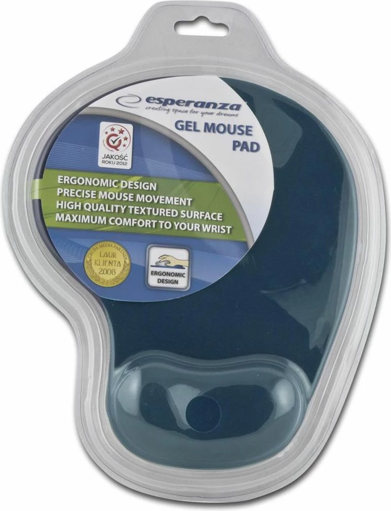 Mauspad Esperanza EA137B me jastëk xheli 23x19 cm, navy blue