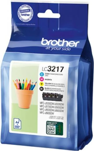 Kartrixhe boje Brother LC3217 origjinale, Rainbow-Pack CMYK, set 4 copë