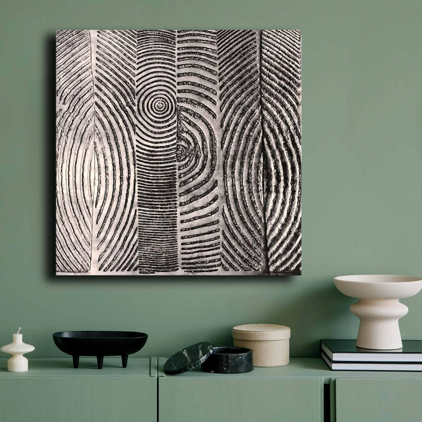 Pikturë dekorative në kanavacë, Wallity, 7070GSC-003, shumëngjyrëshe, 70x70cm