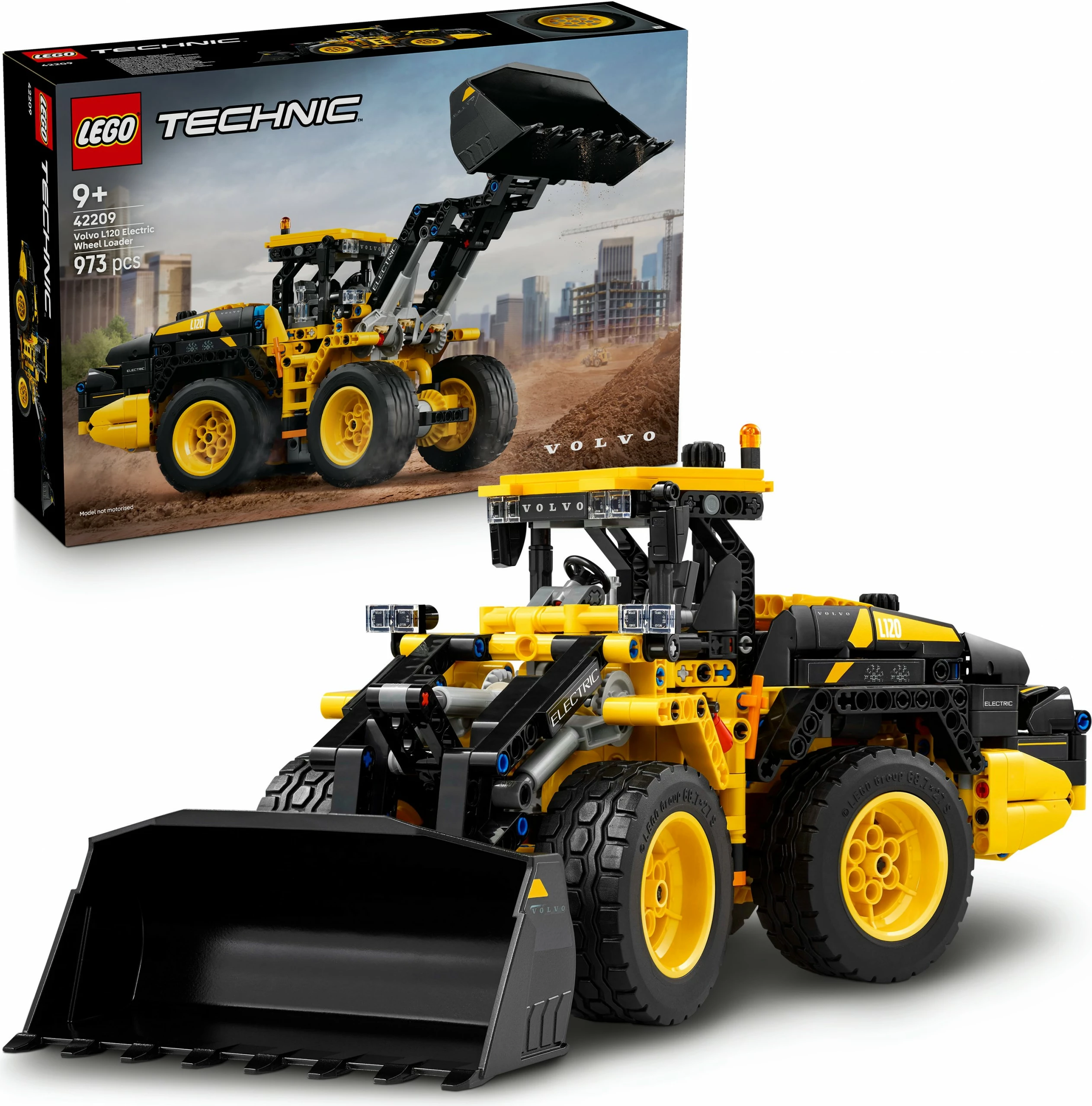 Set ndërtimi LEGO Technic Volvo L120 Electric Radlader 42209, 973 pjesë, multingjyrësh