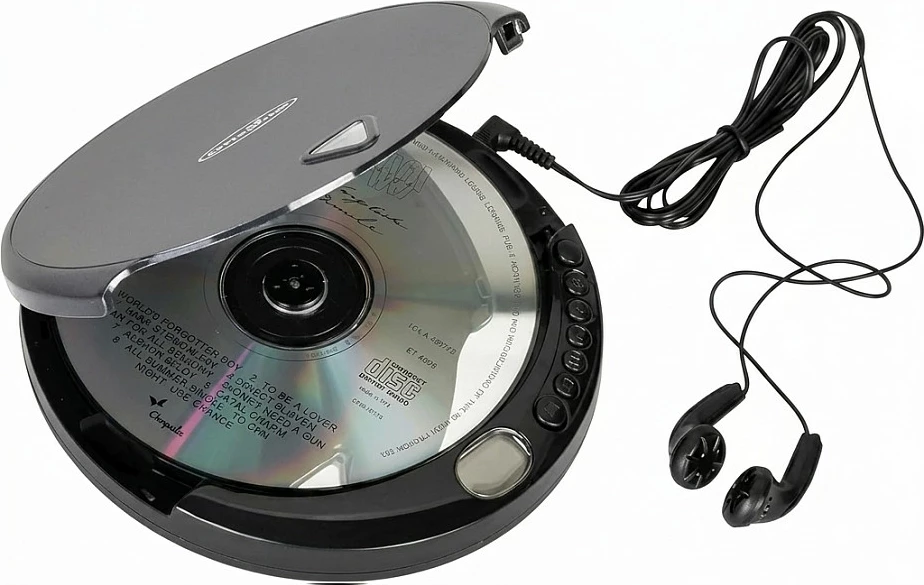 CD plejer portativ REFLEXION PCD400, me kufje, i zi