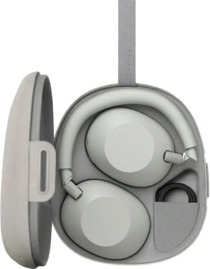 Kufje Sony WH-1000XM6 Bluetooth, noise cancelling, reach 10 m, kabllo 1 m, argjend
