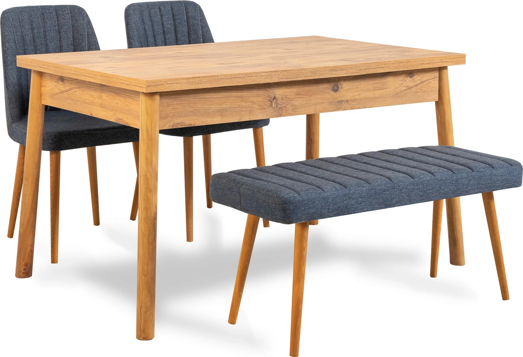 Set tavoline me karrige (4 copë), Hanah Home, Costa Atlantic-Navy Blue