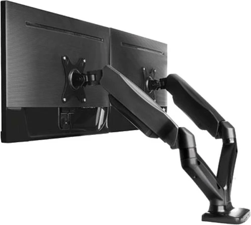 Mbajtës monitori Acer ICY BOX IB-MS304-T, për 2 monitorë, kapëse tavoline, deri 27 inç, e zezë