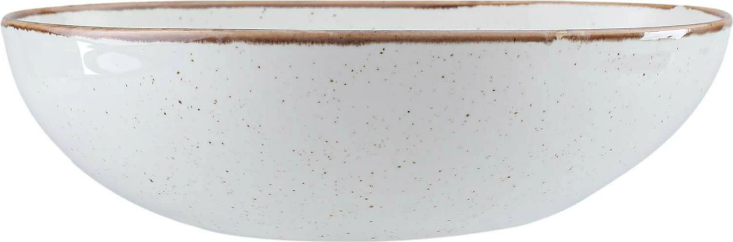 Tas trekëndor Porland Seasons Sand 200 mm, 820 ml, porcelan, bezhë krem, set 6 copë