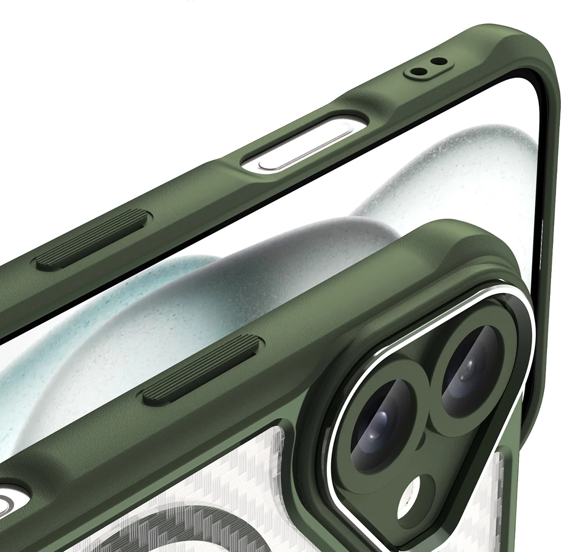 Mbështjellës Hurtel Leading Series MagSafe për iPhone 16, TPU, i gjelbër