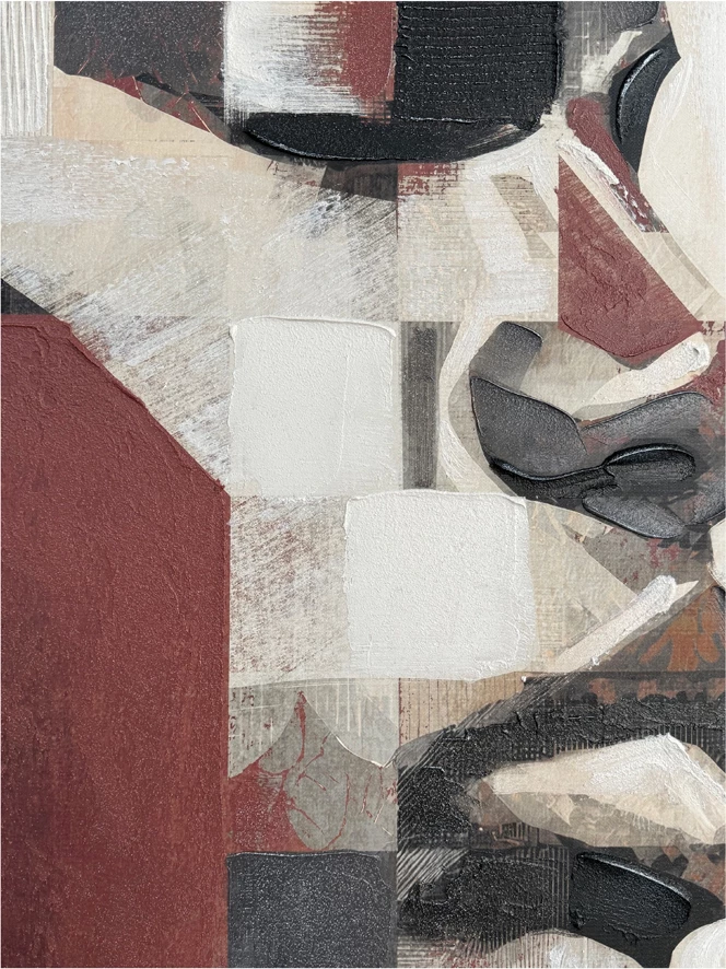 Pikturë dekorative ISIS, shumëngjyrëshe, kanavacë dhe dru, 80x3x120cm