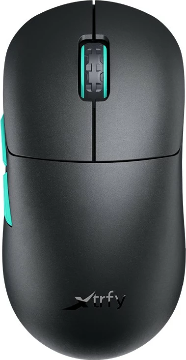 Maus Cherry XTRFY M8, Ambidextrous, Optical, RF Wireless + USB Type-C, 26000 DPI, Ngjyrë e zezë