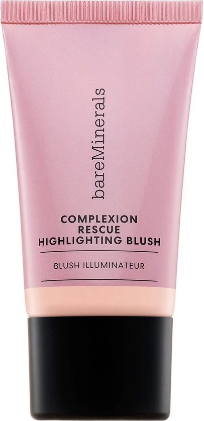Blush dhe Highlighter krem-xhel për femra bareMinerals Complexion Rescue Highlighting Blush Illuminating Face Powder Opal Glow, 15ml
