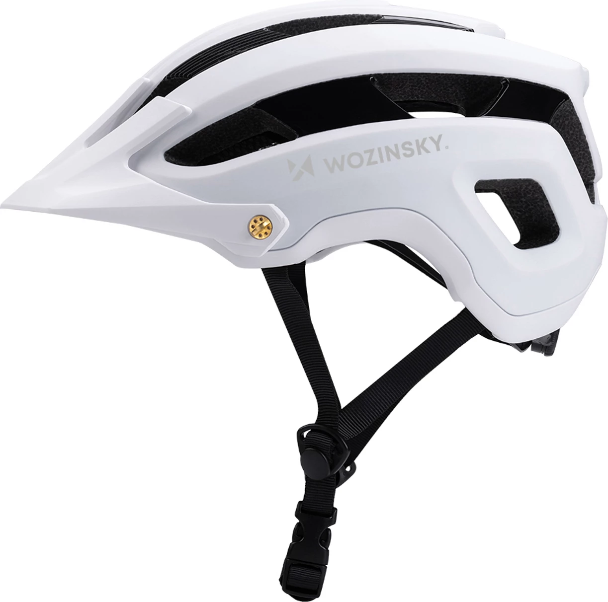 Helmetë biçiklete MTB, Wozinsky HT-001VCB, madhësi L (57-62 cm), e zezë dhe e bardhë