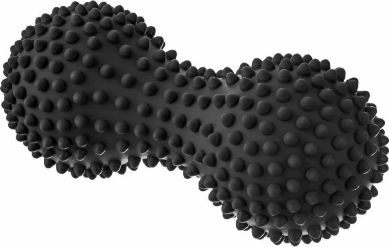 Rolo për masazh dhe rehabilitim Tullo duoball 15.5 cm, e zezë