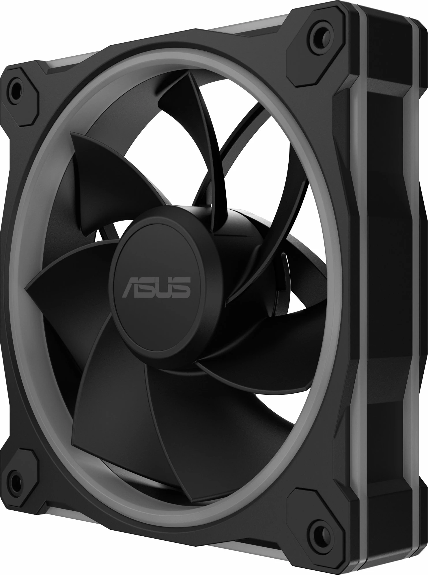 Ventilator kasë PC Asus Prime MR120 ARGB Reverse Blade 120mm 4-pin PWM, i zi (1 copë)