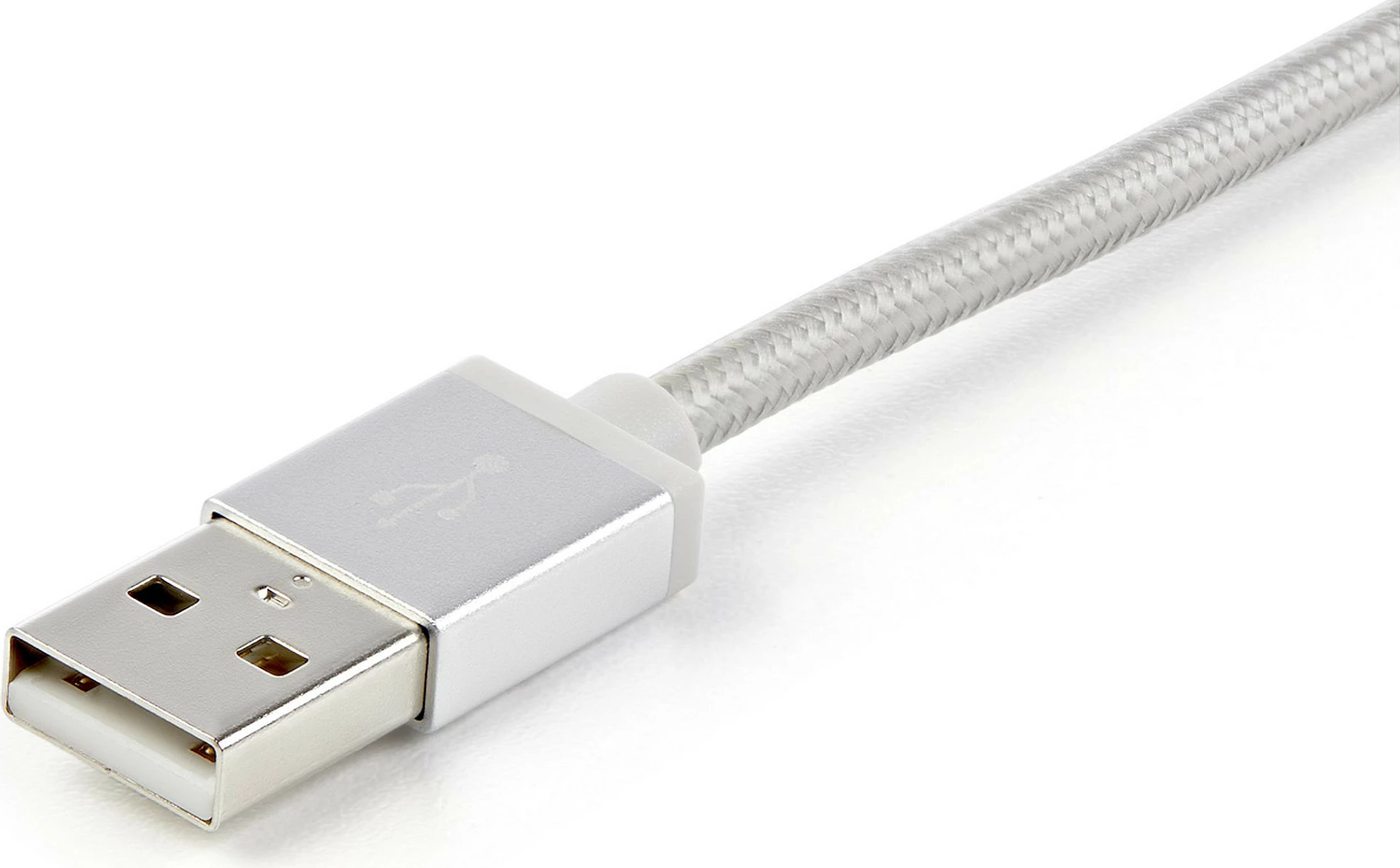 Kabllo karikimi 3-n-1 StarTech LTCUB1MGR, USB-A në Micro-USB/USB-C/Lightning, 1 m, e thurur, argjendtë