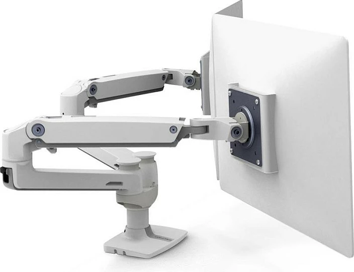 Mbajtëse për dy monitorë Ergotron LX 45-491-216, deri 2x27", VESA 75x75/100x100, 18.1 kg, e bardhë