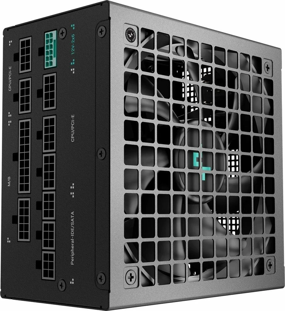 Furnizues rryme Deepcool PN1000M 1000W ATX 3.1 80 Plus Gold, plotësisht modular, i zi (R-PNA00M-FC0B-JGEU)