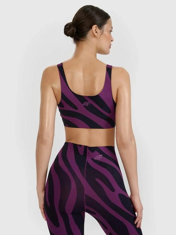 Bra sportiv për femra 4f, me print [Madhësia: S]