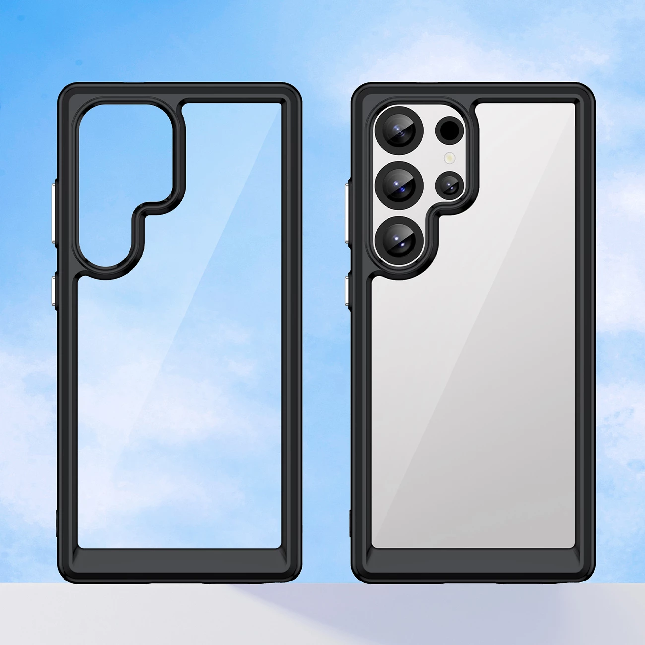 Mbështjellës Hurtel Outer Space Case për Samsung Galaxy S25 Ultra, i zi