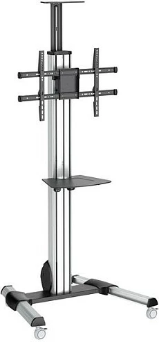 Karrocë TV StarTech STNDMTV70, 32"-75", VESA 600x400, 40 kg, rregullim lartësie, me rrota me bllokim, e zezë/argjendtë