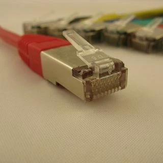 Patchcord RJ45 NetRack BZPAT05FR Cat5e FTP 0.5 m e kuqe