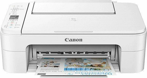 Printer multifunksional inkjet Canon PIXMA TS3351 3771C026, A4, Wi‑Fi, USB, 4800×1200 dpi, i bardhë