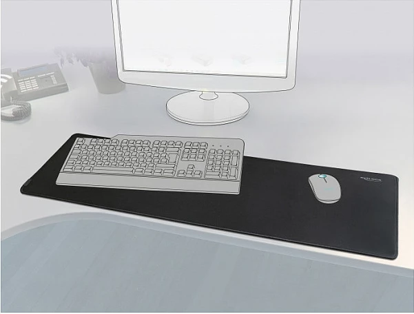 Mauspad gaming DeLOCK 12557, 915x280mm, 3mm, bazë kundër-rrëshqitëse, i zi