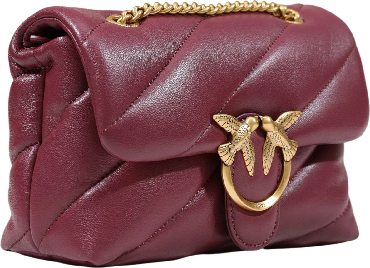 Çantë krahu Pinko Love Puff Mini CL 100039 A0F2, bordo