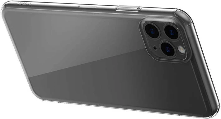 Mbështjellës Baseus Simple për iPhone 11 Pro, transparent