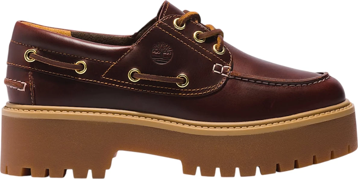 Këpucë mokasina për femra Timberland STST Boat Shoe Wide TB0A2QDM, bordo [Madhësia: 38]