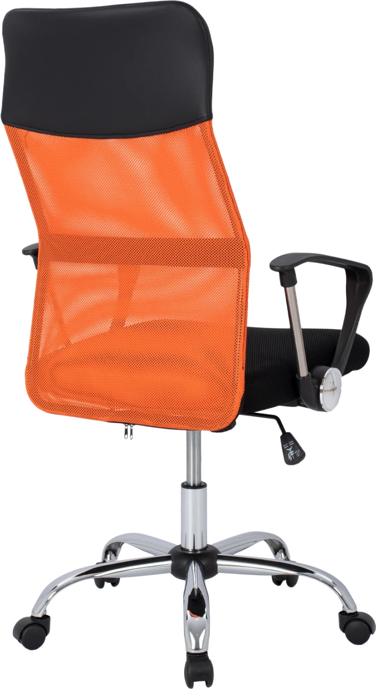 Karrige për zyre FH1000.02, e zezë/e portokalltë