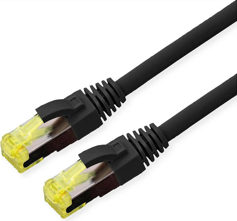 Kabllo rrjeti ROLINE 21.15.0752, Cat6a, 2m, S/FTP, RJ-45, e zezë