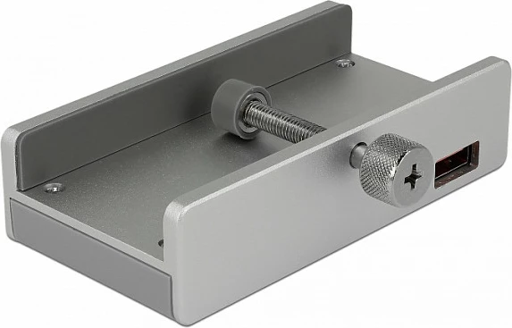USB hub DeLOCK 64046, 4x USB-A, USB 3.2 Gen 1 5Gbps, metal, argjendtë