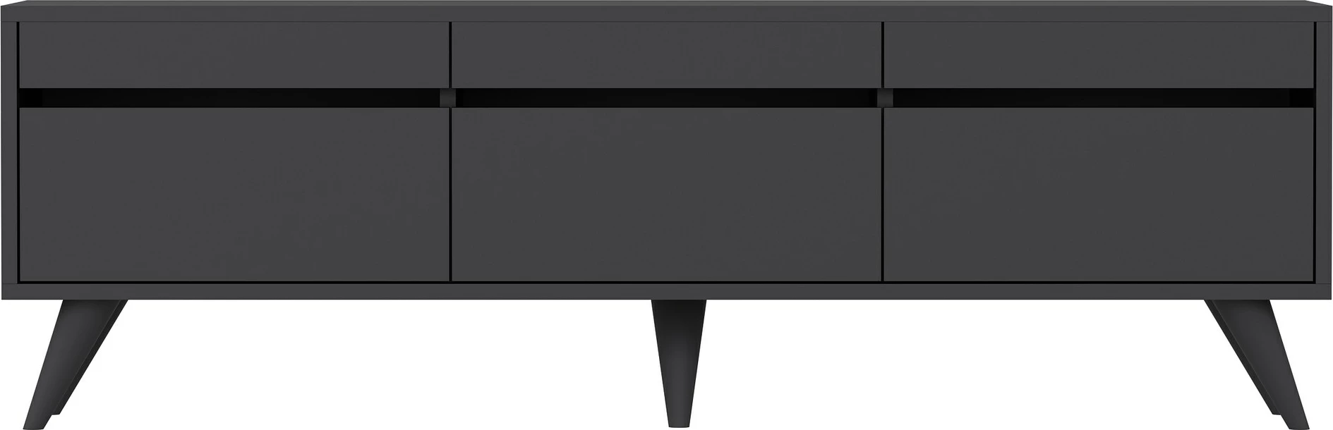 Komodë për TV, ngjyrë antracit, Skye Decor