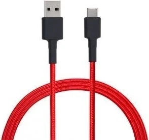 Kabllo Xiaomi 6934177703805 USB-A në USB-C 1 m, e kuqe