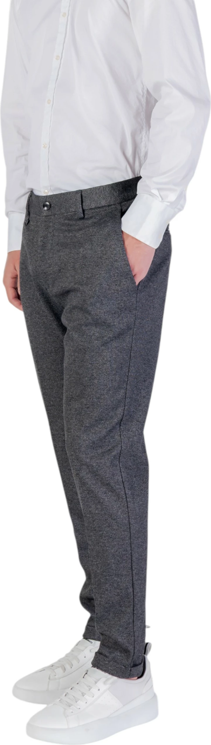 Pantallona për meshkuj Antony Morato ASHE SUPER SKINNY FIT MMTS00037-FA140289, gri të errëta [Madhësia: XXL]