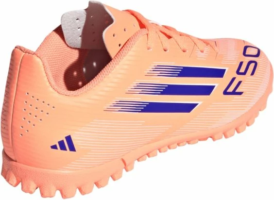 Atlete futbolli për fëmijë adidas F50, coral