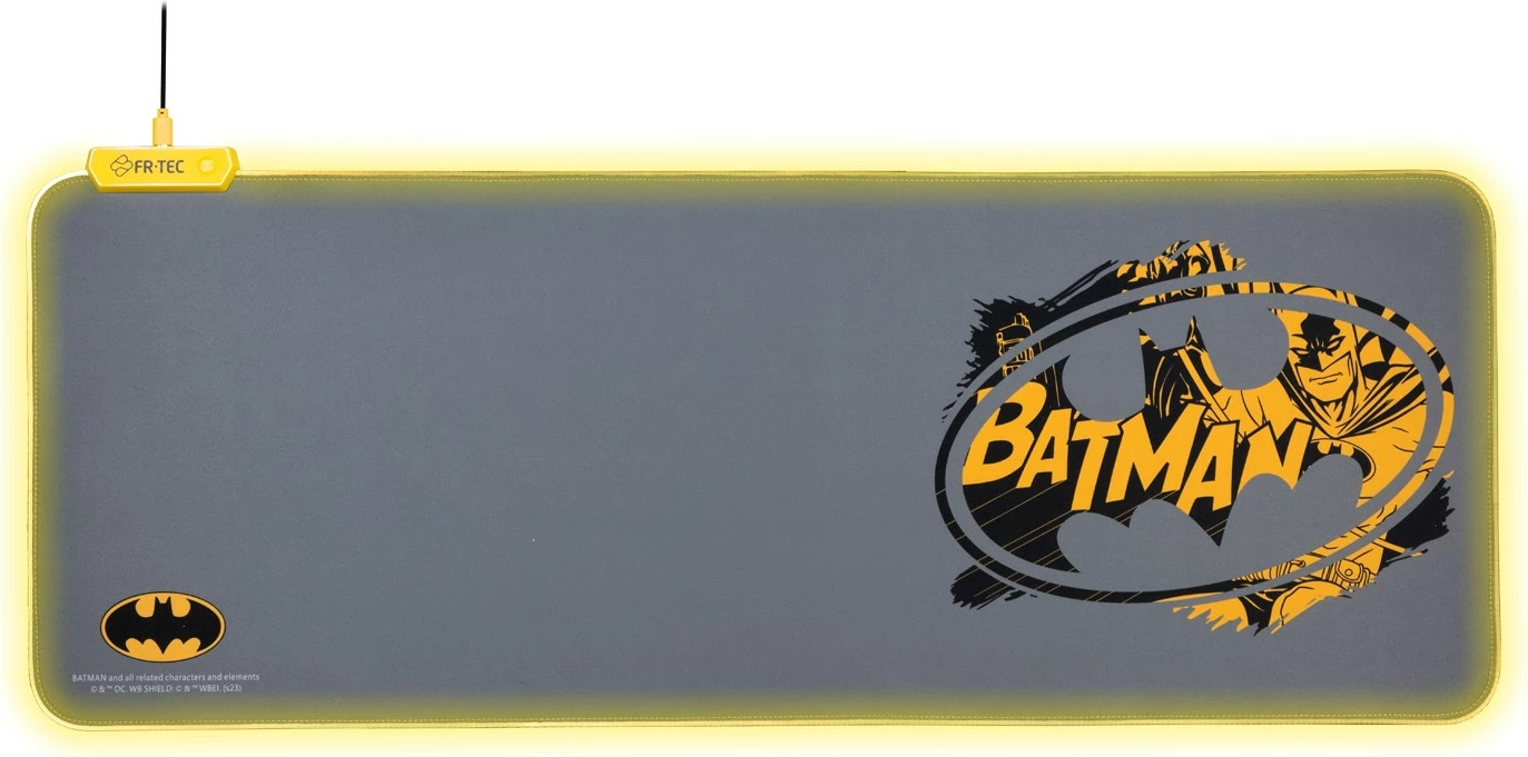 Mauspad Blade DC Batman gaming, LED, gri