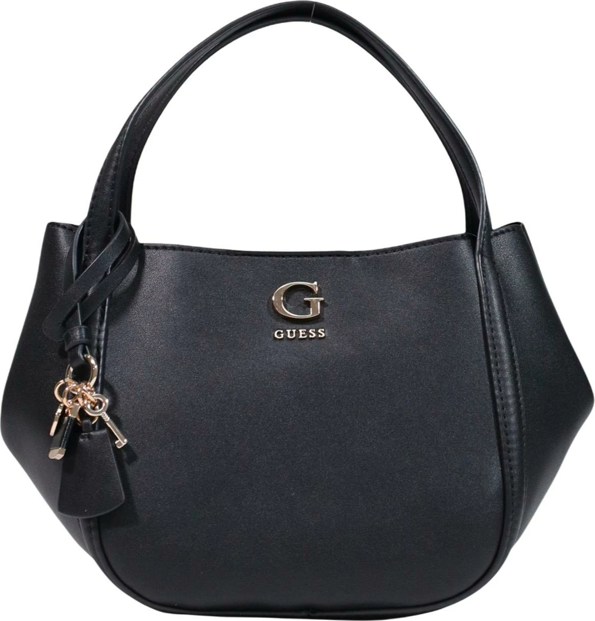 Çantë dore Guess Lucci Girlfriend Satchel HWBG97 39050, e zezë