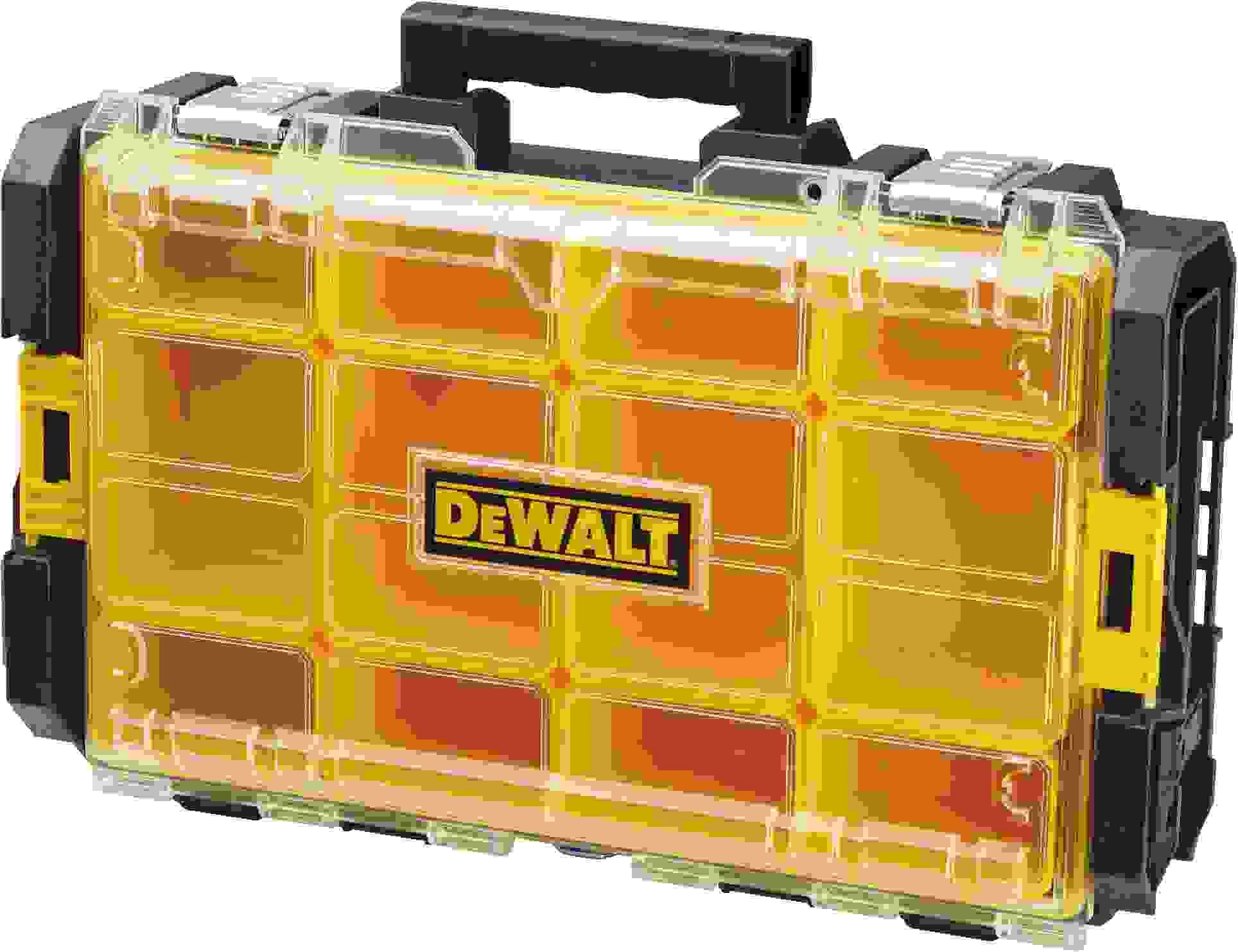 Organizer veglash Dewalt TOUGHSYSTEM DWST83394-1 / DWST1-75522, 9 L, IP65, verdhë/zi