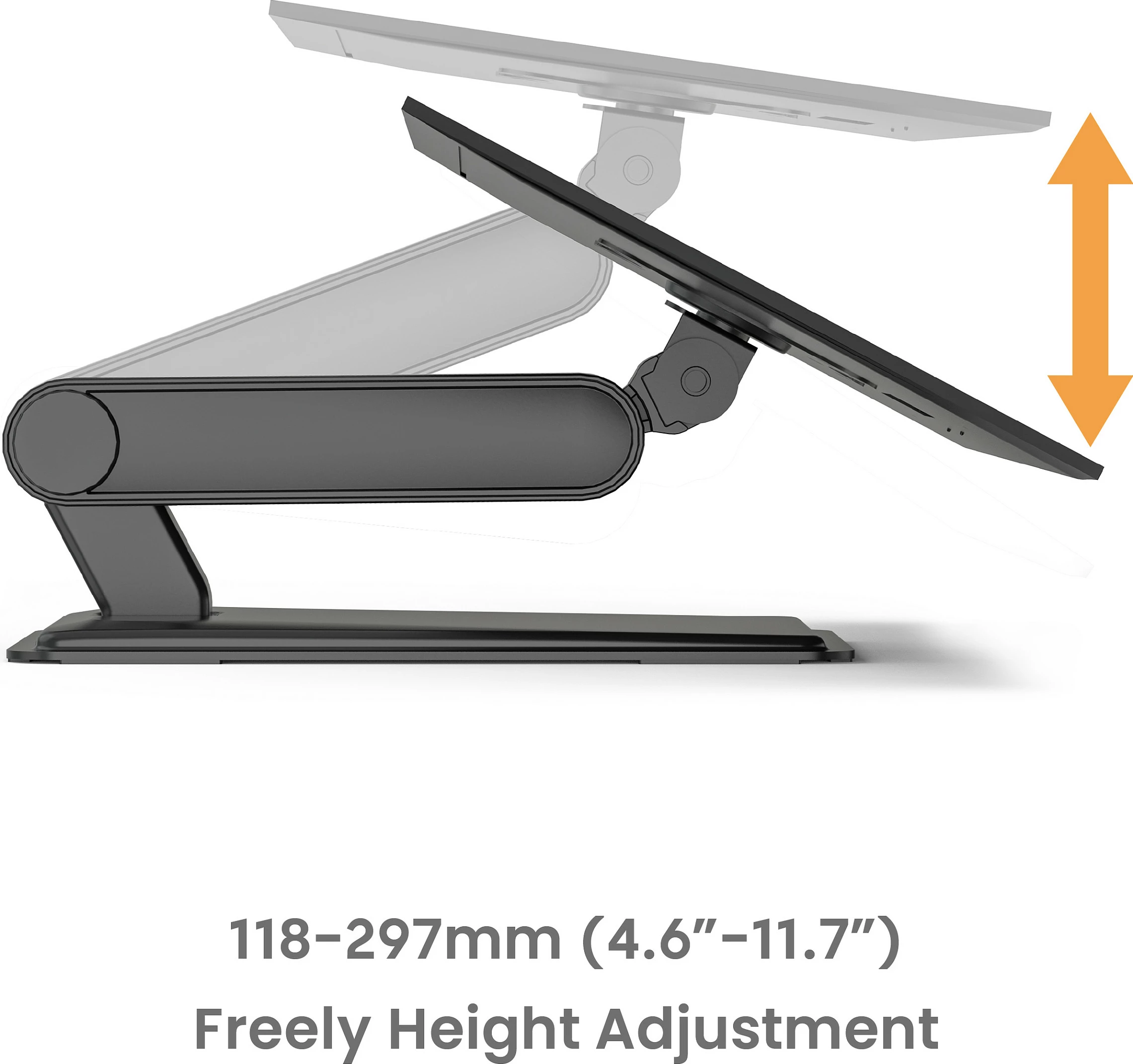 Mbajtëse monitori EQUIP 650124 për tavolinë, 17-32", VESA 75x75-100x100, 8 kg, e zezë