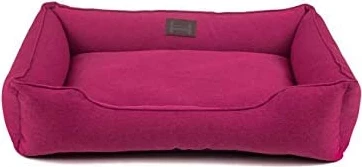 Harley & Cho Shtrati për kafshët shtëpiake "Dreamer", ngjyra: vishnje, me mbulesa që lahen, komod dhe rezistent