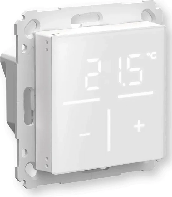Termostat smart muri Homematic IP Glas-Wandthermostat, 230 V, i bardhë