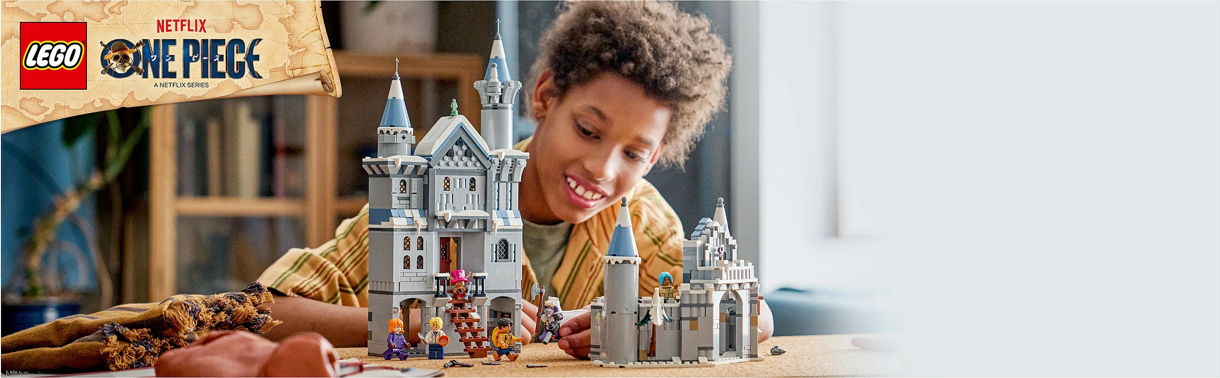 Set LEGO One Piece 75645 Battle at Drum Castle, 1038 copë, 9+, gri